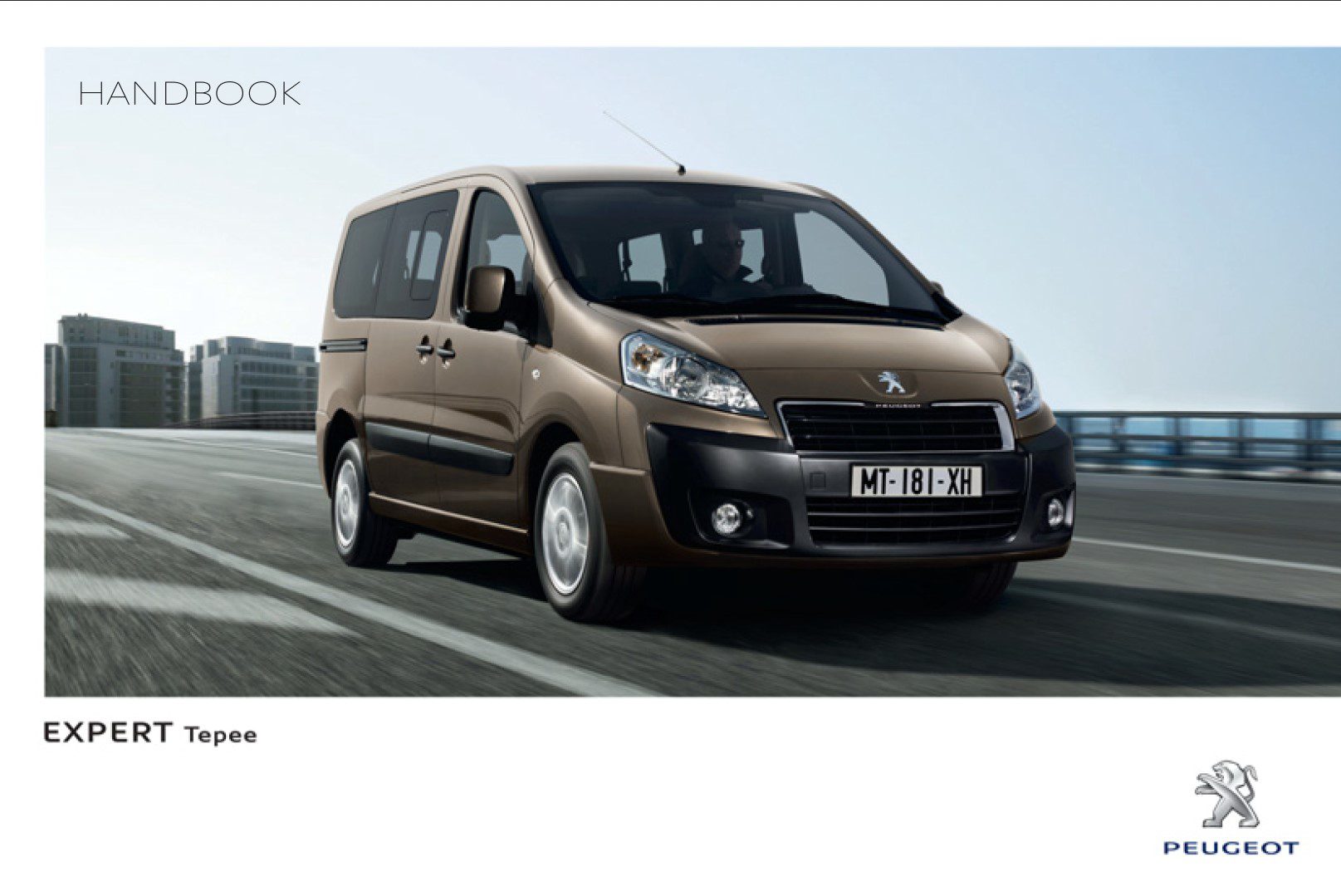 Peugeot Expert Tepee 2013 Owner's Manual