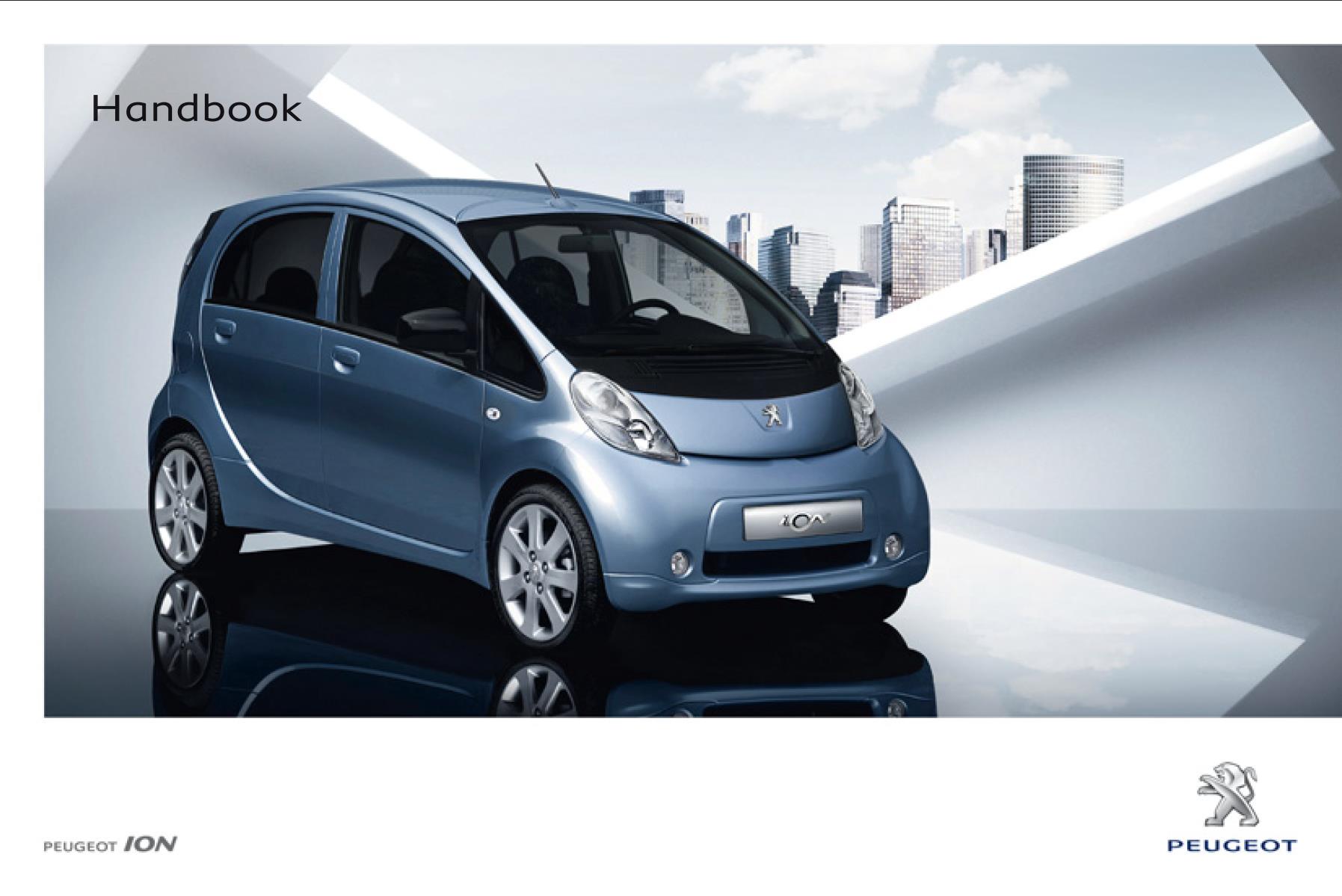 Peugeot iOn 2012 Owner's Manual
