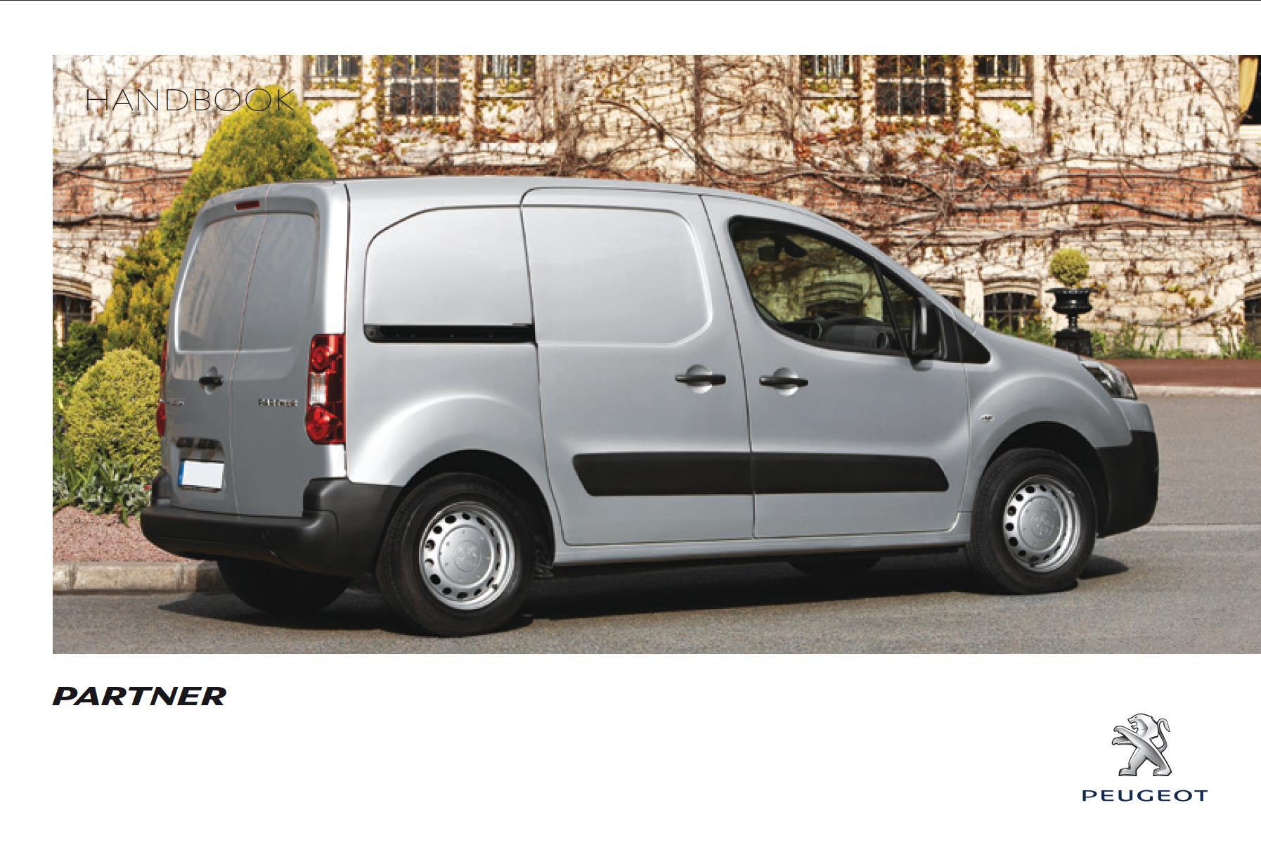 Peugeot Partner 2015 Owner's Manual