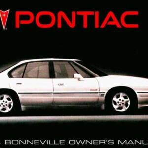 Pontiac Bonneville 1994 Owner's Manual