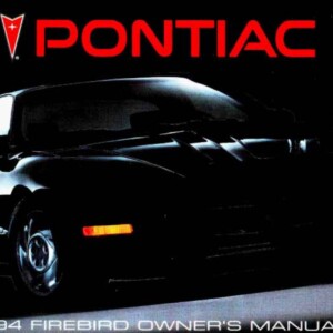 Pontiac Firebird 1994 Owner's Manual