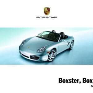 Porsche Boxter 2007 Owner’s Manual