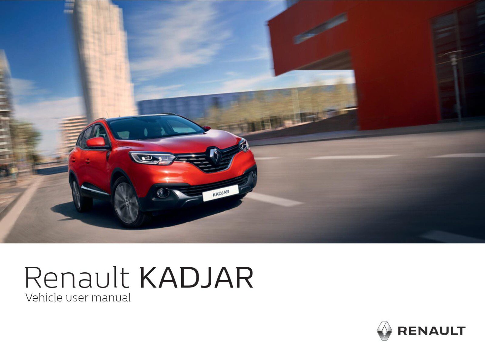 Renault Kadjar 2018 Owner's Manual PDF Download