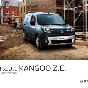 Renault Kangoo Z.E. 2018 Owner's Manual