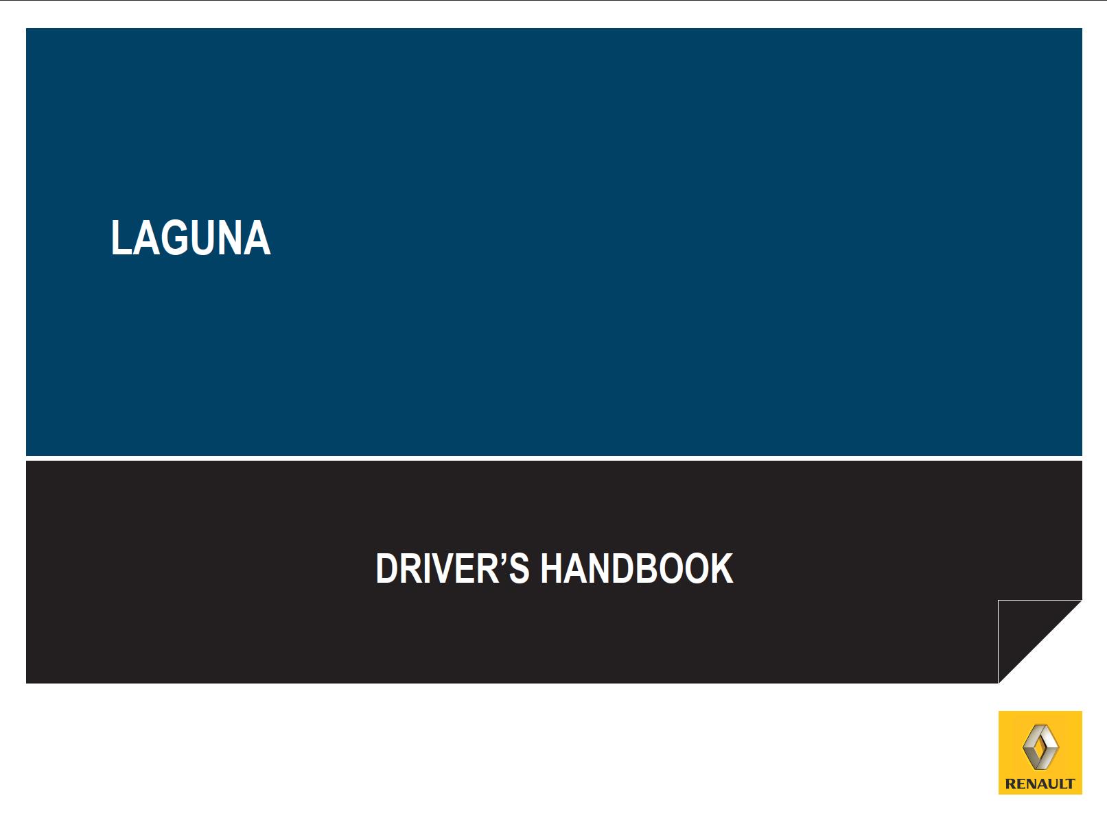 Renault Laguna Coupe 2012 Owner's Manual