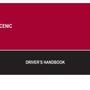 Renault Scenic 2016 Owner's Manual