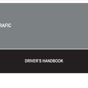 Renault Trafic 2015 Owner's Manual
