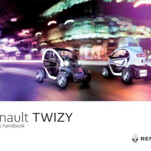 Renault Twizy 2017 Owner's Manual
