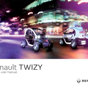Renault Twizy 2018 Owner's Manual