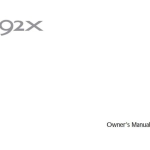 Saab 9-2x 2005 Owner's Manual