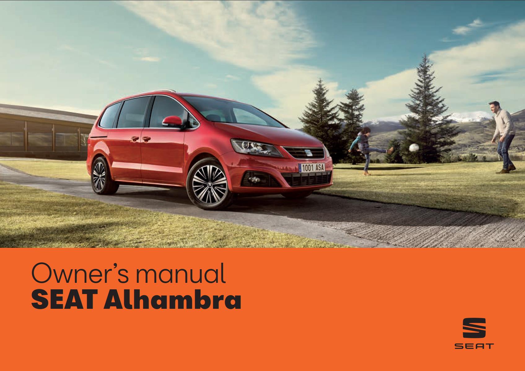 Seat Alhambra 2019 Owner's Manual