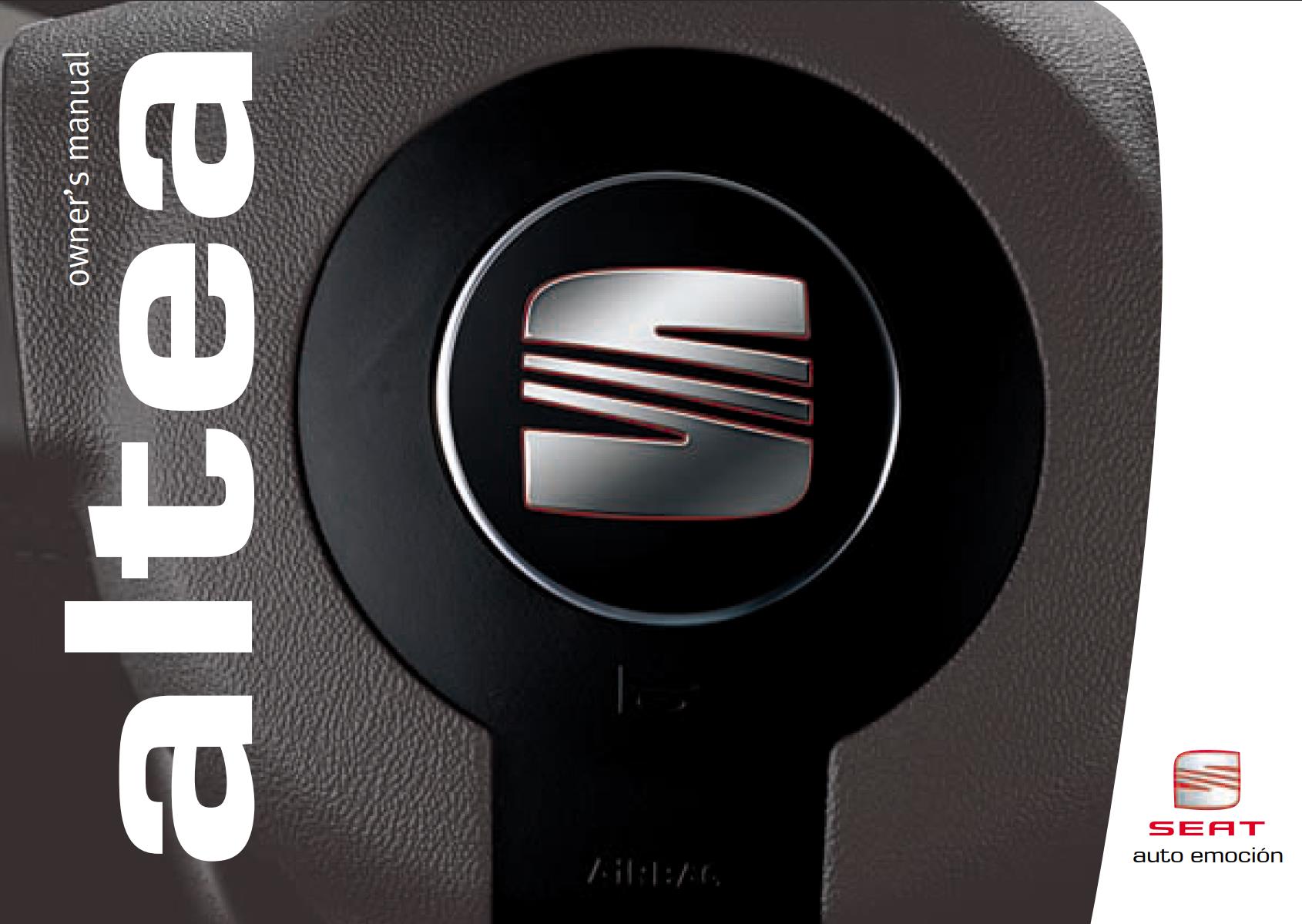 Seat Altea 2005 Owner's Manual