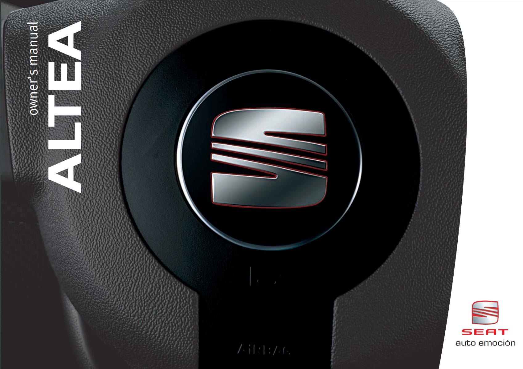 Seat Altea 2008 Owner's Manual