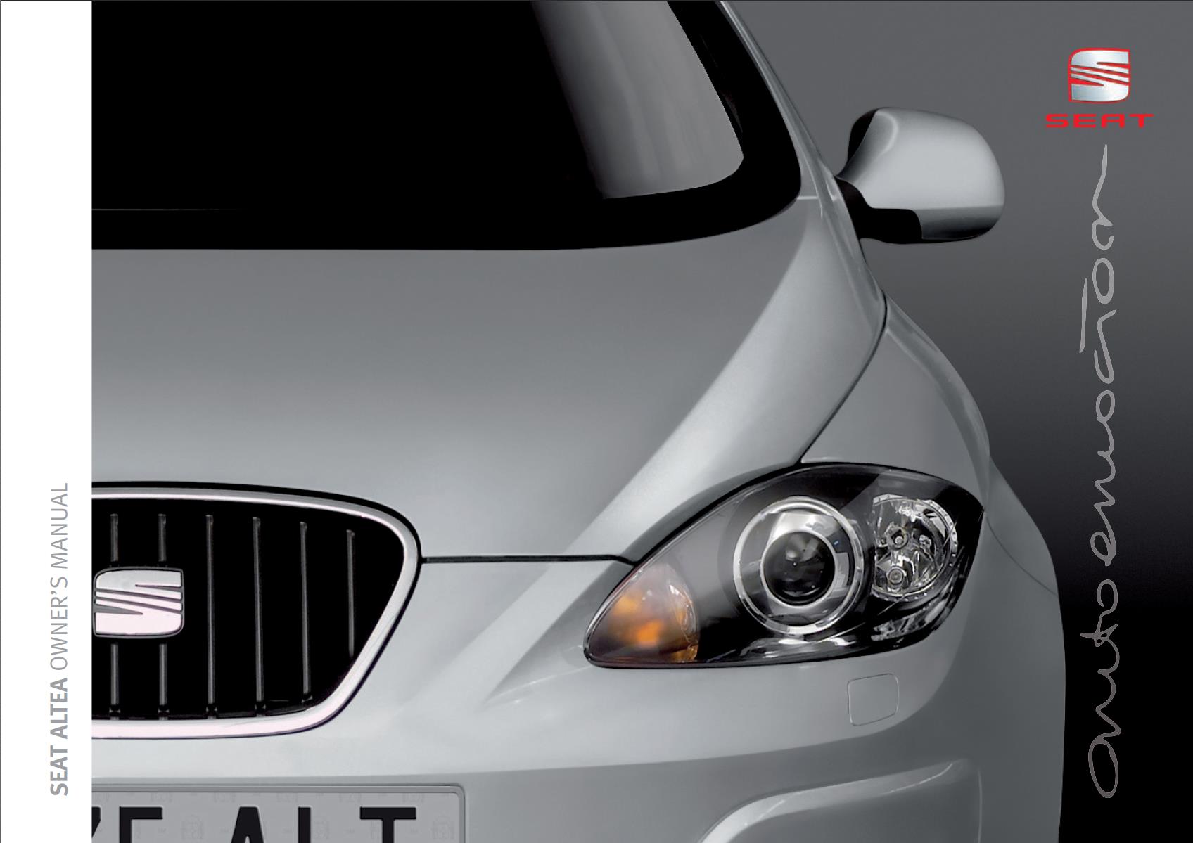 Seat Altea 2009 Owner's Manual