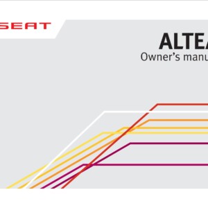 Seat Altea 2013 Owner's Manual