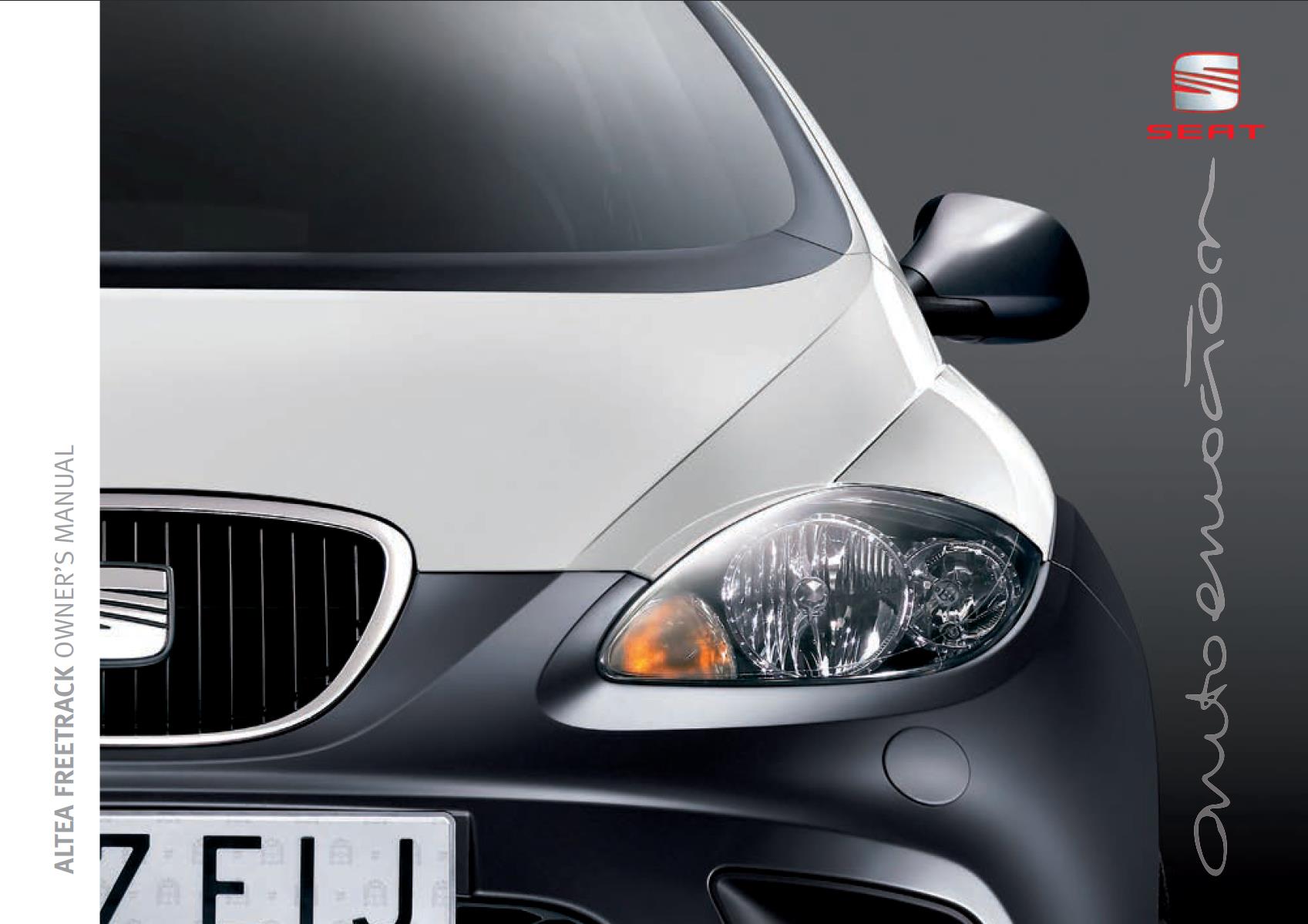 Seat Altea Freetrack 2010 Owner's Manual