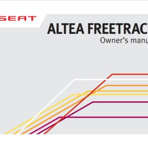 Seat Altea Freetrack 2013 Owner's Manual