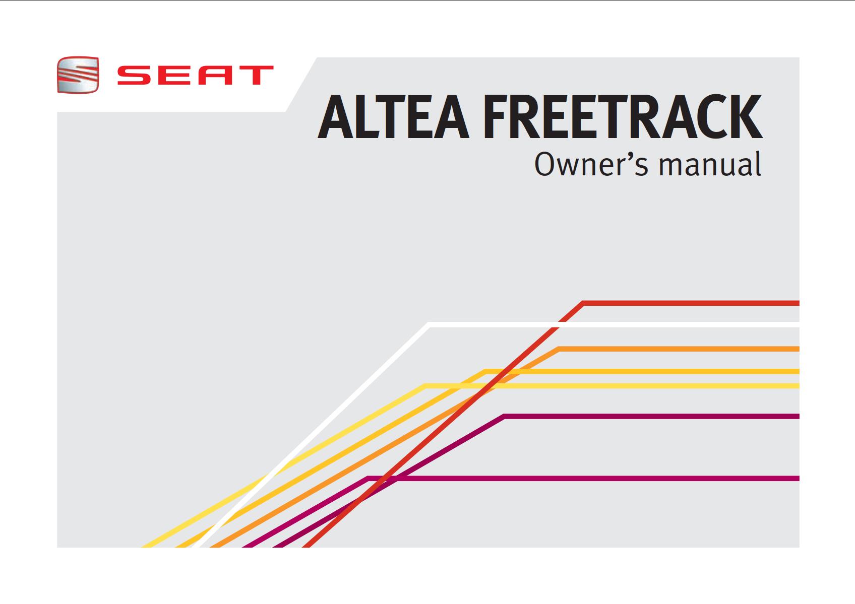 Seat Altea Freetrack 2013 Owner's Manual