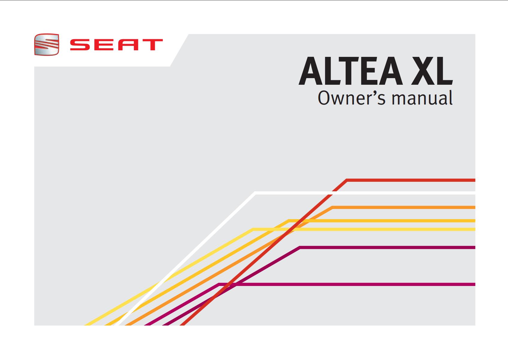 Seat Altea XL 2013 Owner's Manual