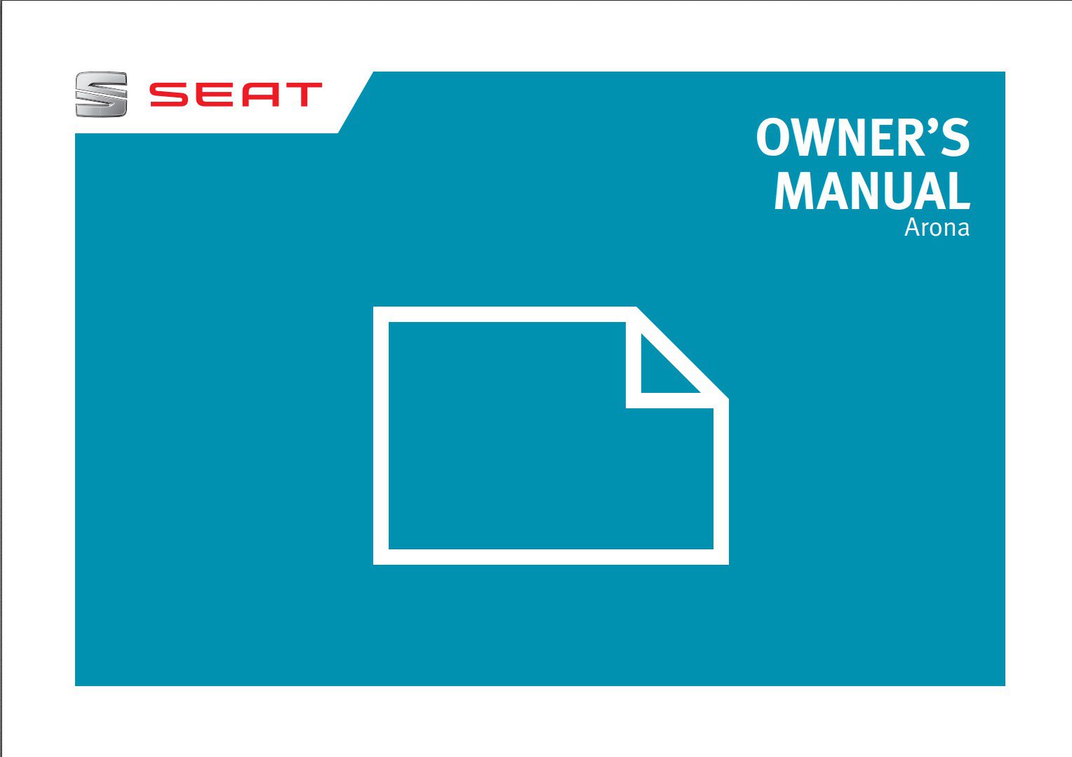 Seat Arona 2017 Owner's Manual