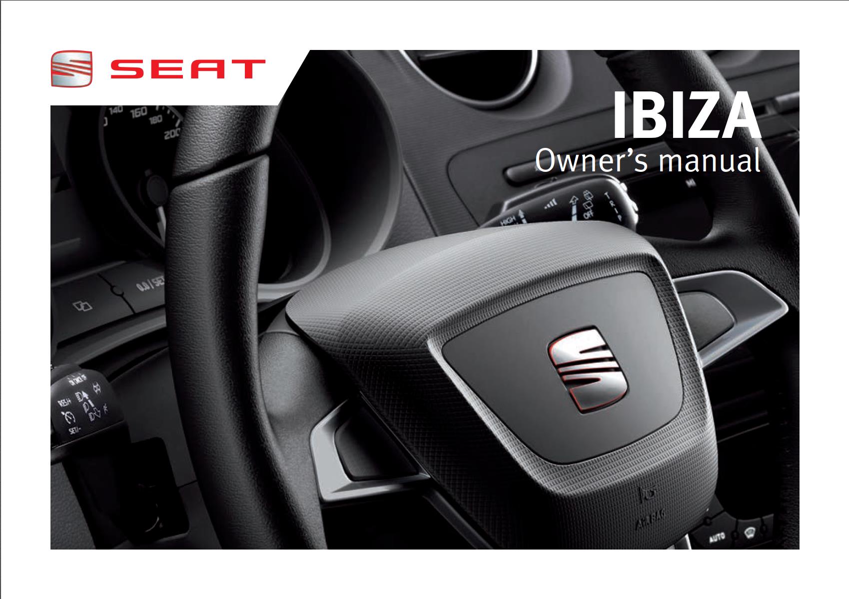 Seat Ibiza 5D 2012 Owner's Manual