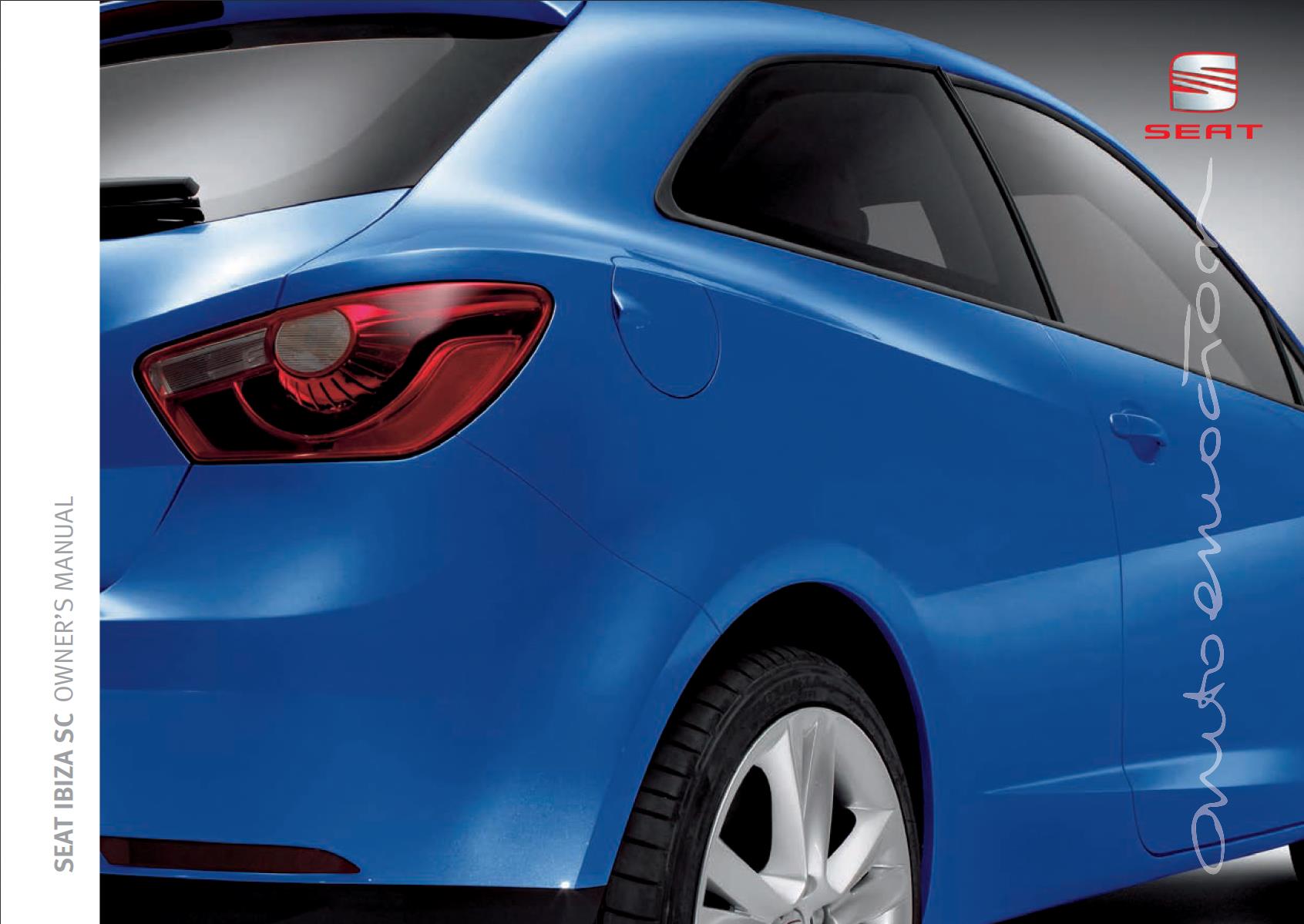 Seat Ibiza SC 2009 Owner's Manual
