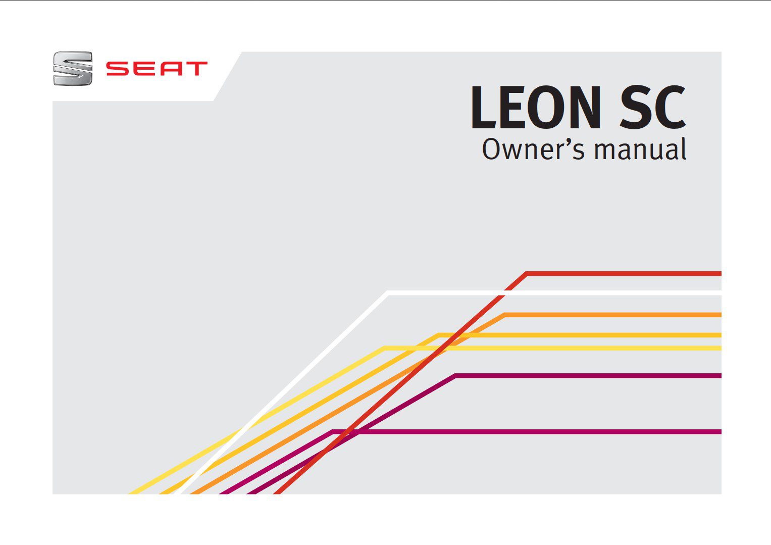 Seat Leon SC 2013 Owner's Manual