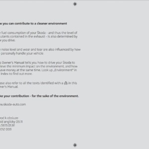 Skoda Rapid Owner's Manual