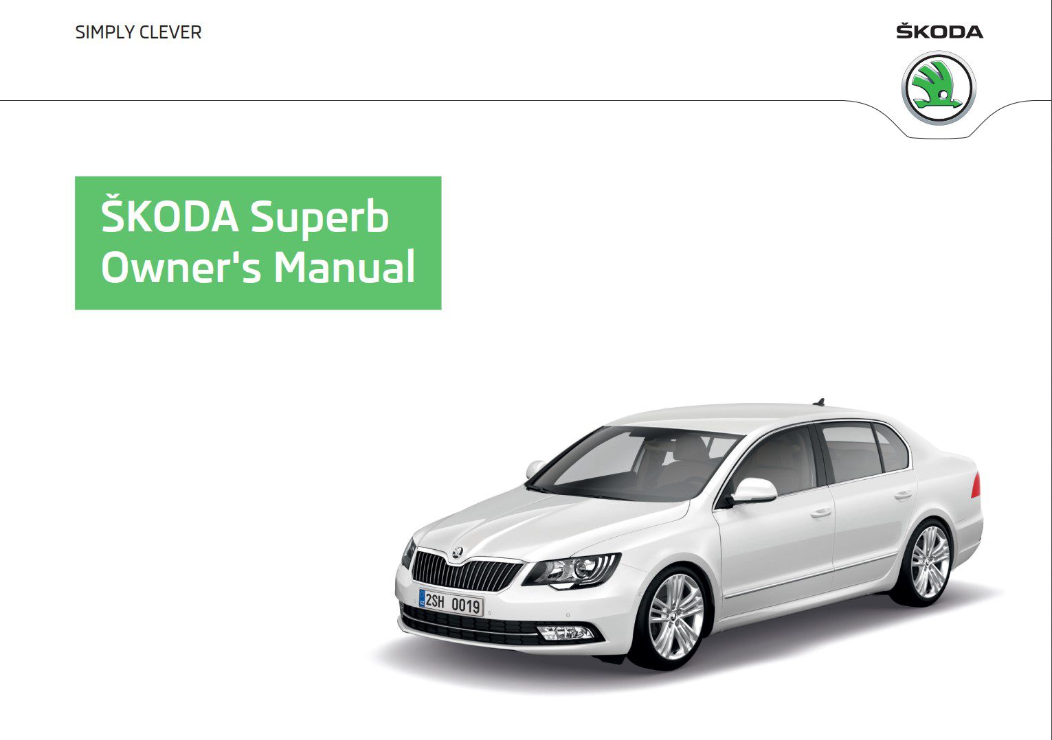 Skoda SuperB 2015 Owner's Manual