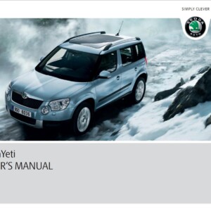 Skoda Yeti 2011 Owner's Manual