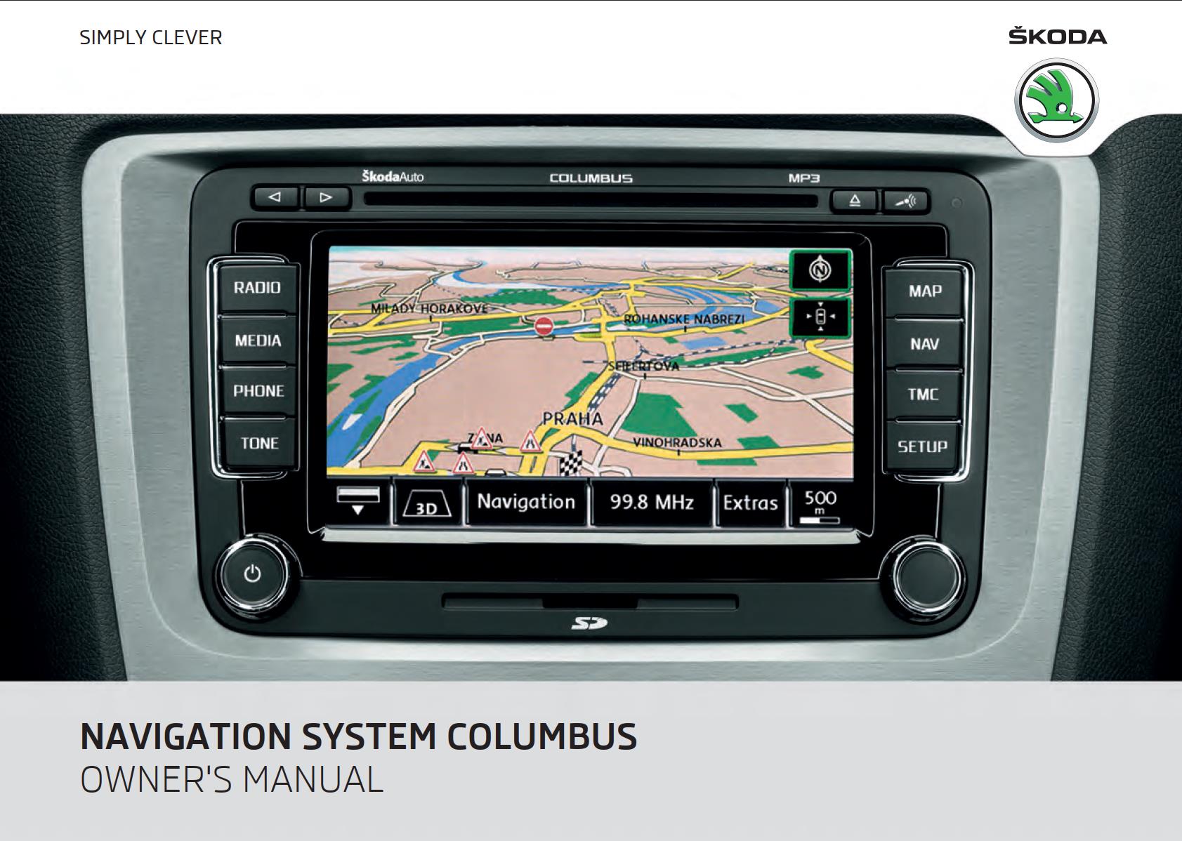 Skoda Yeti 2012 Navigational Owner's Manual