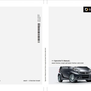 Smart Fortwo Coupe Cabriolet 2013 Owner's Manual