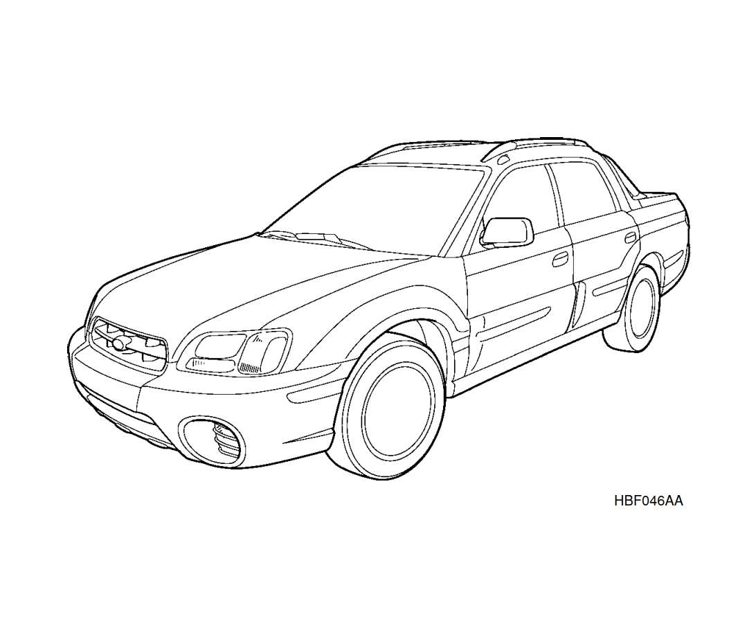 Subaru Baja 2003 Owner's Manual
