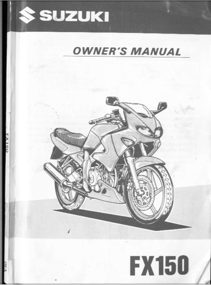 Suzuki FX150 1997 Owner's Manual