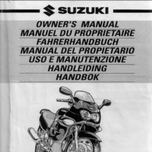 Suzuki GSX 600F 2000 Owner's Manual
