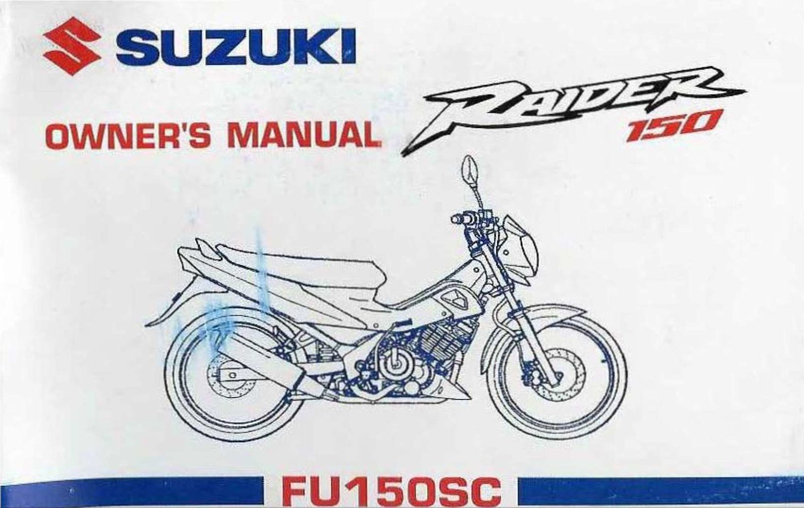 Suzuki Raider 150 Owner's Manual – PDF Download