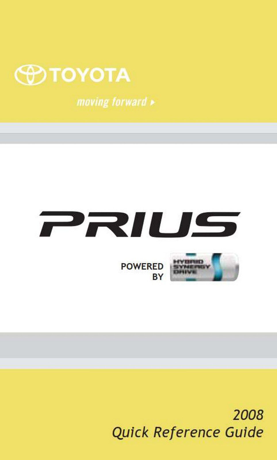 Toyota Prius 2008 Owner
