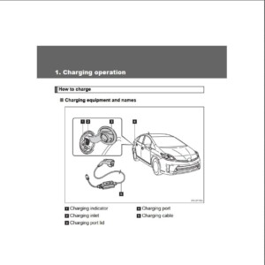 Toyota Prius Plug-In 2012 Owner's Manual