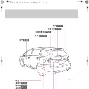 Toyota Wish 2012 Owner’s Manual Owner's Manual