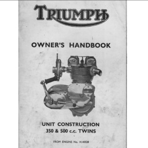 Triumph 350 500 Twins Owner’s Manual