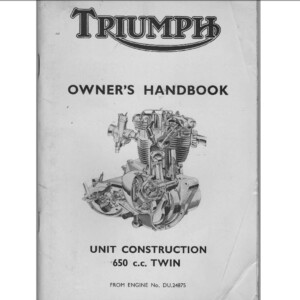 Triumph 650 Twin Owner’s Manual