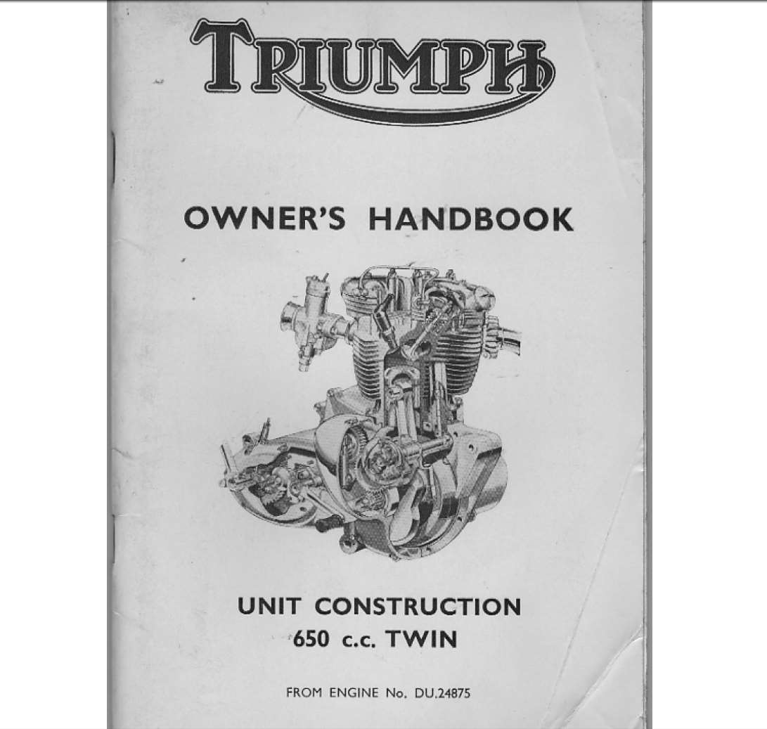 Triumph 650 Twin Owner’s Manual