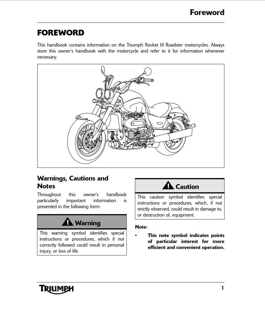 triumph manuals free download