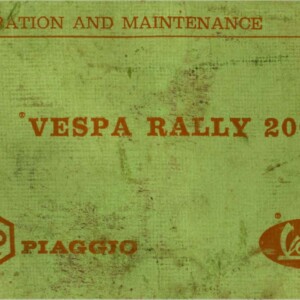 Vespa Rally 200 Owner’s Manual