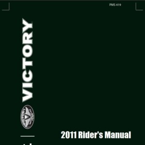 Victory Cross Roads, Cross Country 2011 Owner's Manual