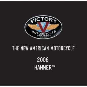 Victory Hammer 2006 Owner's Manual