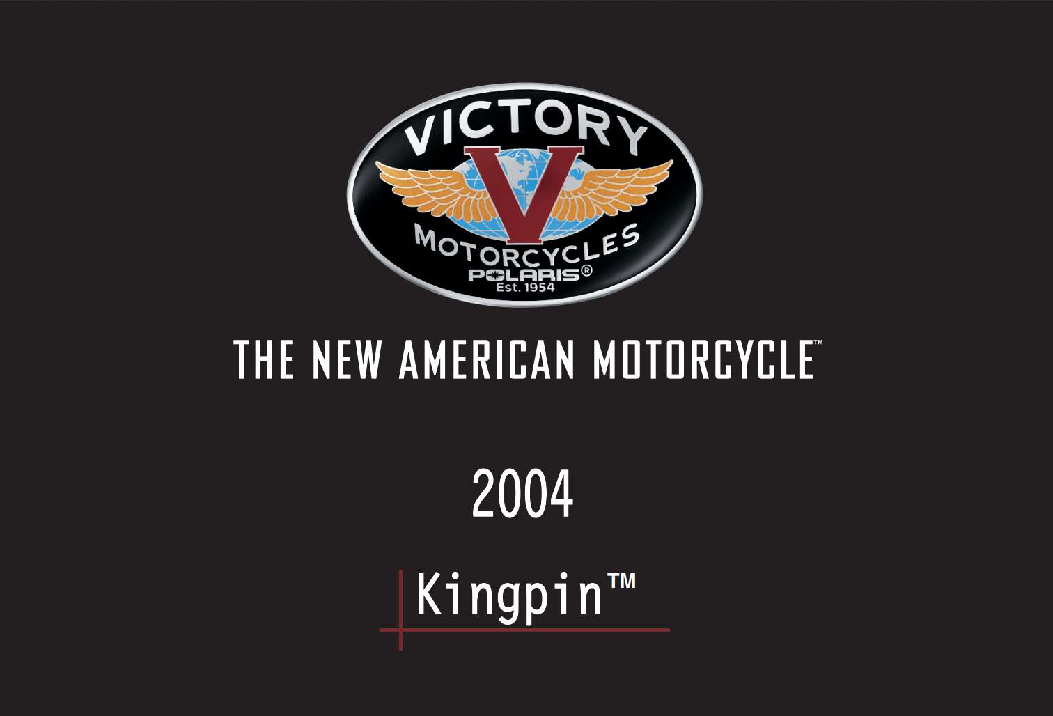 Victory Kingpin 2005 Owner's Manual