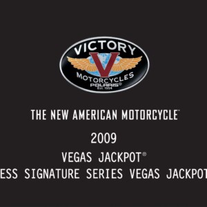 Victory Vegas Jackpot 2009 Owner's Manual