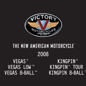Victory Vegas Low 8-Ball, Kingpin Tour 8-Ball 2008 Owner's Manual