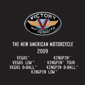 Victory Vegas Low, Vegas 8-Ball, Kingpin Tour, Kingpin 8-Ball, Kingpin Low 2009 Owner's Manual